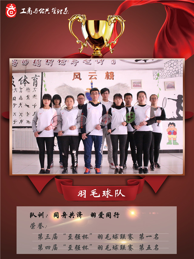 【信院力量】总有一种情怀叫坚持 总有一种信仰叫热爱——工商与公共管理系优秀团队荣誉展